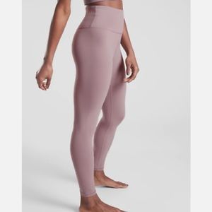 ATHLETA ultra high rise elation 7/8 tight in flora mauve